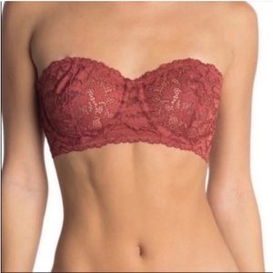 NWT Free People Underwire Love Letters Bra in Paprika